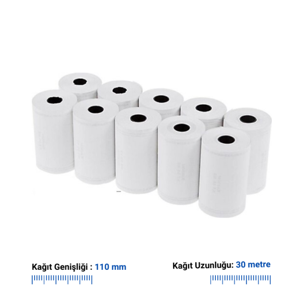 Termal Rulo 110 mm x 30 m