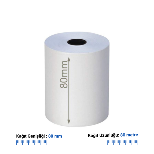 Termal Rulo 80 mm x 80 m